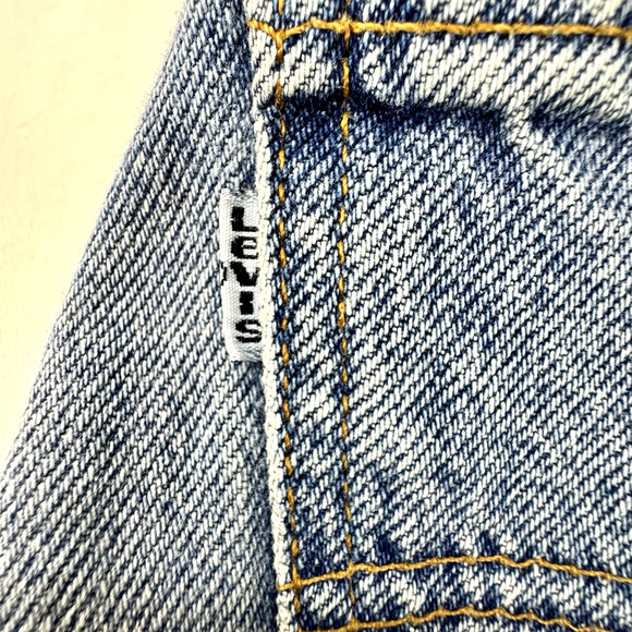 RARE VTG Levis WHITE Tab 15951 Relaxed Fit Tapered Leg Jeans Size 10 951 - Picture 3 of 7